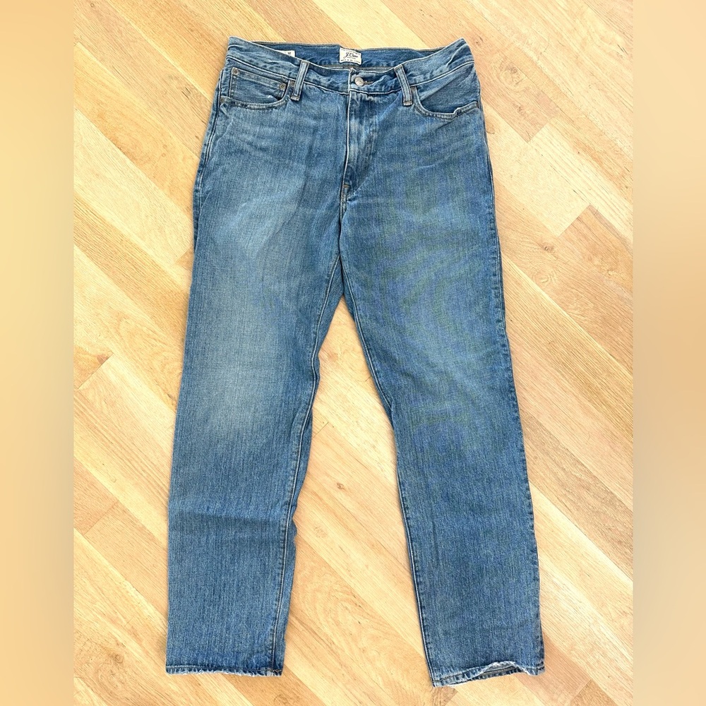 J Crew 31 x 32 Classic Straight Denim Jeans 100% Cotton Mens